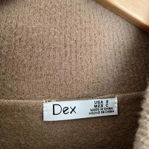 NWT Dex Tan Turtleneck Sweater Soft Cozy Knit, Size Small - Picture 3 of 8